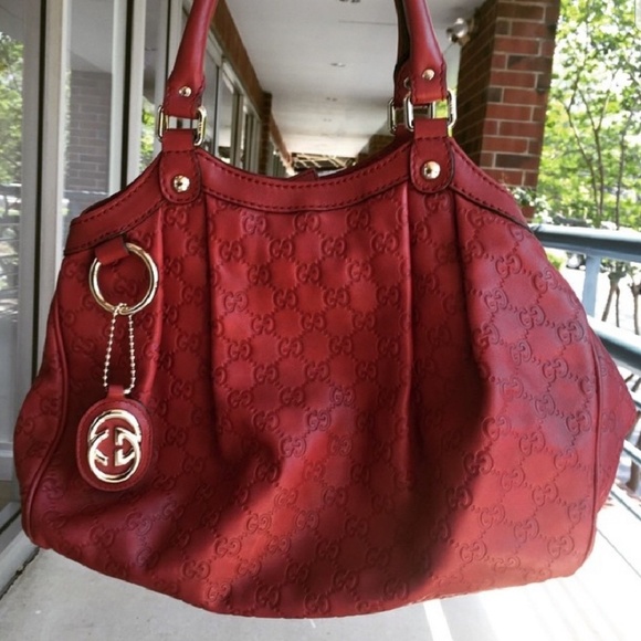 Gucci Bags Authentic Red Gucci Bag Poshmark